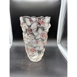 Vintage Germany Mikasa Bella Rosa Crystal Vase